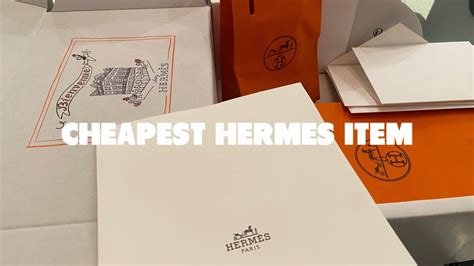 cheapest thing from Hermes